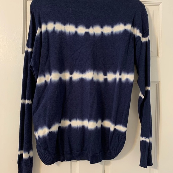 Chaps Tie Dye Crewneck Sweater - Picture 4 of 6